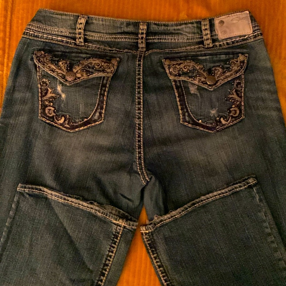 Silver women’s jeans